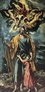 GRECO, El St Joseph and the Christ Child Spain oil painting artist